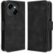 Чехол Deexe Wallet Stand для TECNO Spark Go 1 - Black (361800B). Фото 1 из 7
