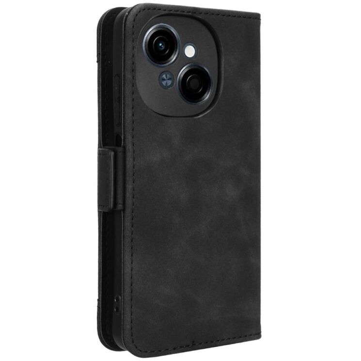 Чехол Deexe Wallet Stand для TECNO Spark Go 1 - Black: фото 6 из 7