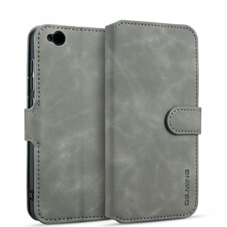 Чохол DG.MING Retro Style для Xiaomi Redmi Go - Grey: фото 1 з 5
