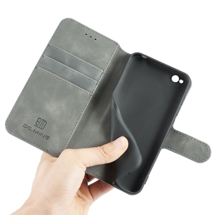 Чохол DG.MING Retro Style для Xiaomi Redmi Go - Grey: фото 5 з 5
