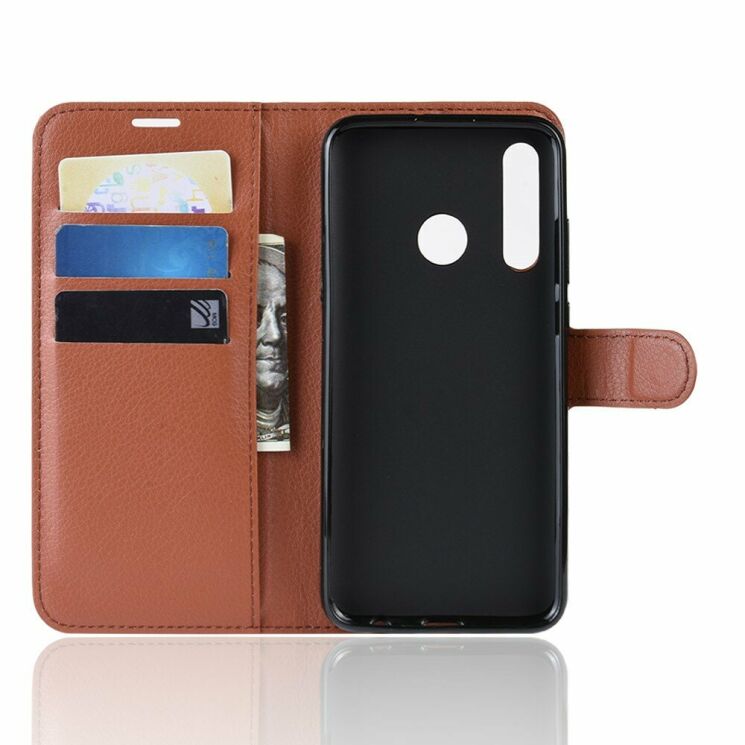 Чехол-книжка Deexe Book Type для Huawei P Smart Plus 2019 - Brown: фото 3 из 6