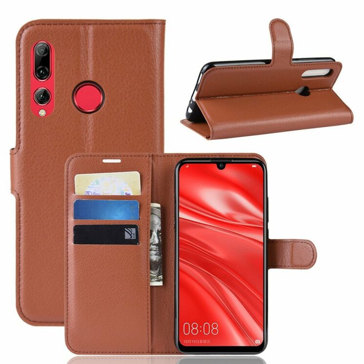Чехол-книжка Deexe Book Type для Huawei P Smart Plus 2019 - Brown: фото 1 из 6