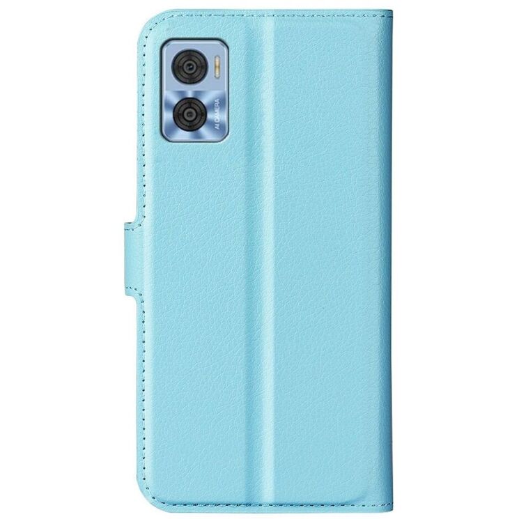 Чохол-книжка Deexe Book Type для Motorola Moto E22 - Blue: фото 5 з 7