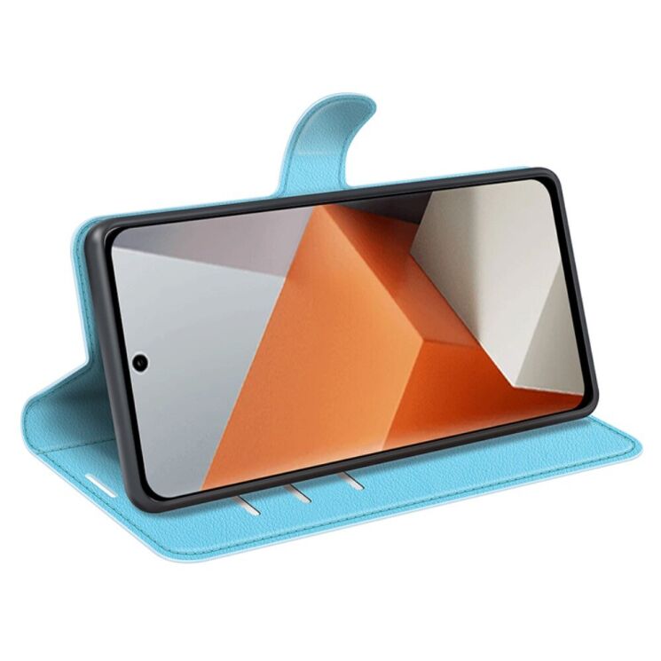 Чехол-книжка Deexe Book Type для Xiaomi Redmi Note 13 Pro+ - Blue: фото 3 из 5