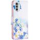 Чехол с рисунком Deexe Color Wallet для Motorola Moto G52 / G82 - Butterfly and Flowers (326804I). Фото 5 из 8