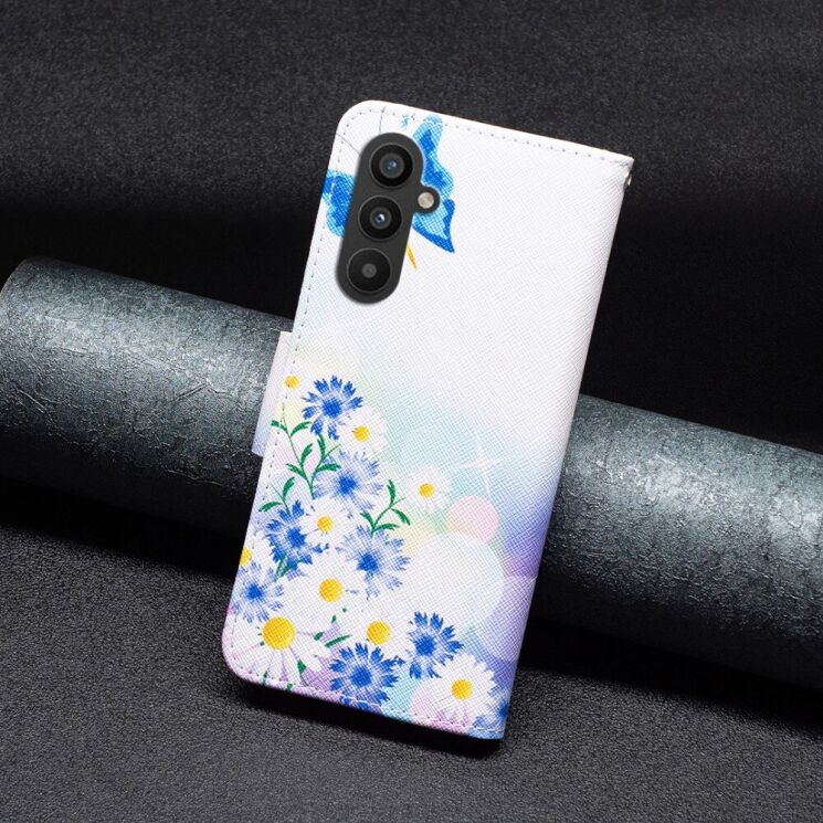 Чехол-книжка Deexe Color Wallet для Samsung Galaxy A24 (A245) - Butterfly and Flowers: фото 3 из 7