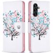 Чехол-книжка Deexe Color Wallet для Samsung Galaxy A56 (A566) - Flower Tree (372103H)