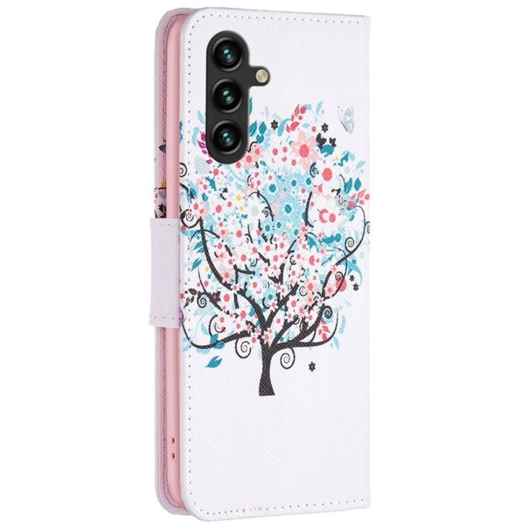 Чехол-книжка Deexe Color Wallet для Samsung Galaxy A56 (A566) - Flower Tree: фото 3 из 7