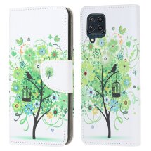 Чехол-книжка Deexe Color Wallet для Samsung Galaxy M32 (M325) - Green Tree: фото 1 из 8