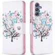 Чехол-книжка Deexe Color Wallet для Samsung Galaxy M34 (M346) - Flower Tree (336104H)