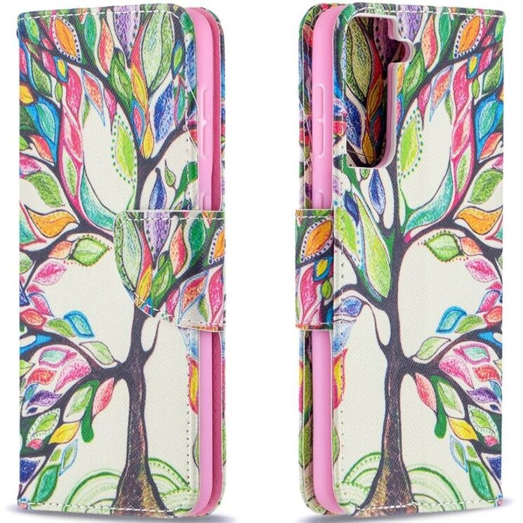 Чохол-книжка Deexe Color Wallet для Samsung Galaxy S21 (G991) - Life Tree: фото 4 з 9