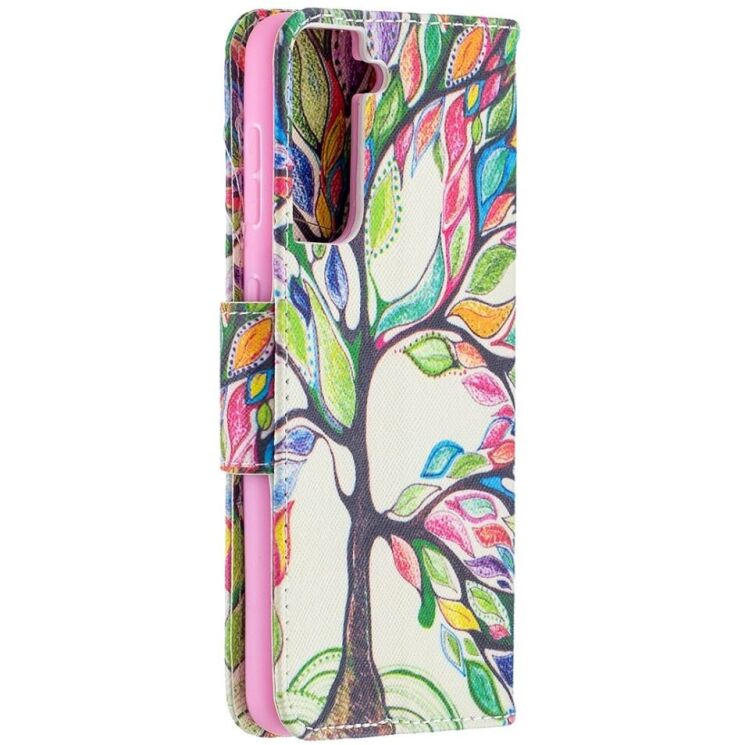 Чохол-книжка Deexe Color Wallet для Samsung Galaxy S21 (G991) - Life Tree: фото 3 з 9