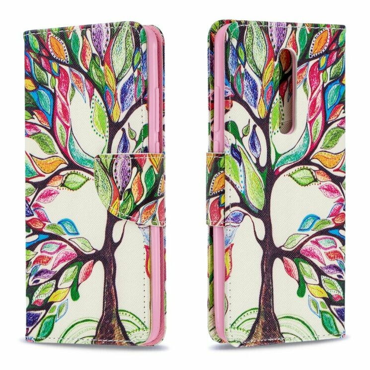Чехол-книжка Deexe Color Wallet для Xiaomi Mi 9T / Mi 9T Pro / Redmi K20 / Redmi K20 Pro - Colorized Tree: фото 4 из 9