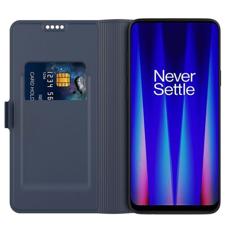 Чехол-книжка Deexe Faro Wallet для OnePlus Nord CE 4 Lite - Blue: фото 2 из 7