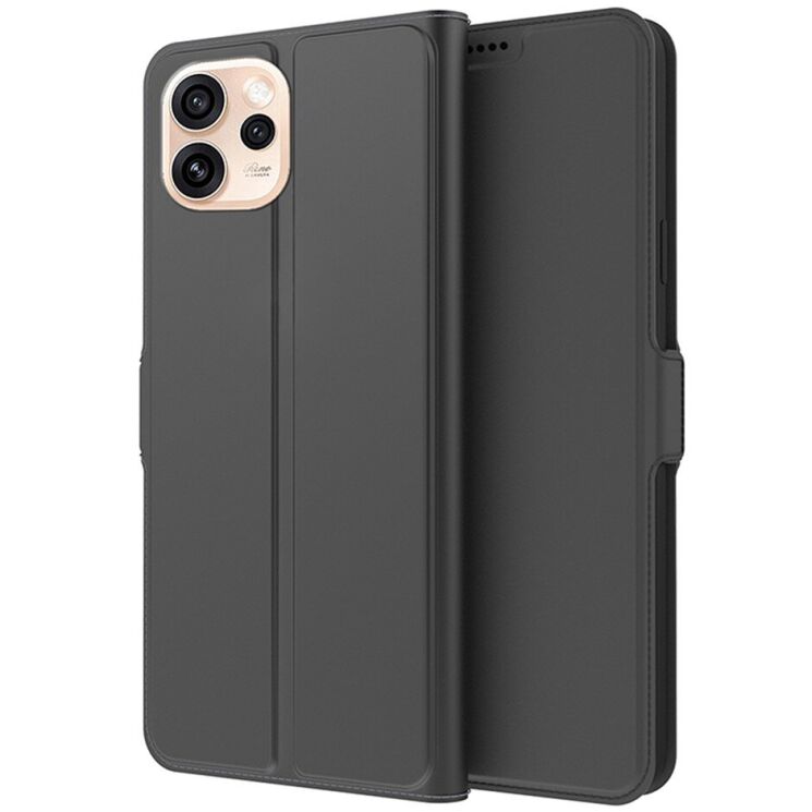 Чехол-книжка Deexe Faro Wallet для OPPO Reno 15 Pro - Black: фото 1 из 7