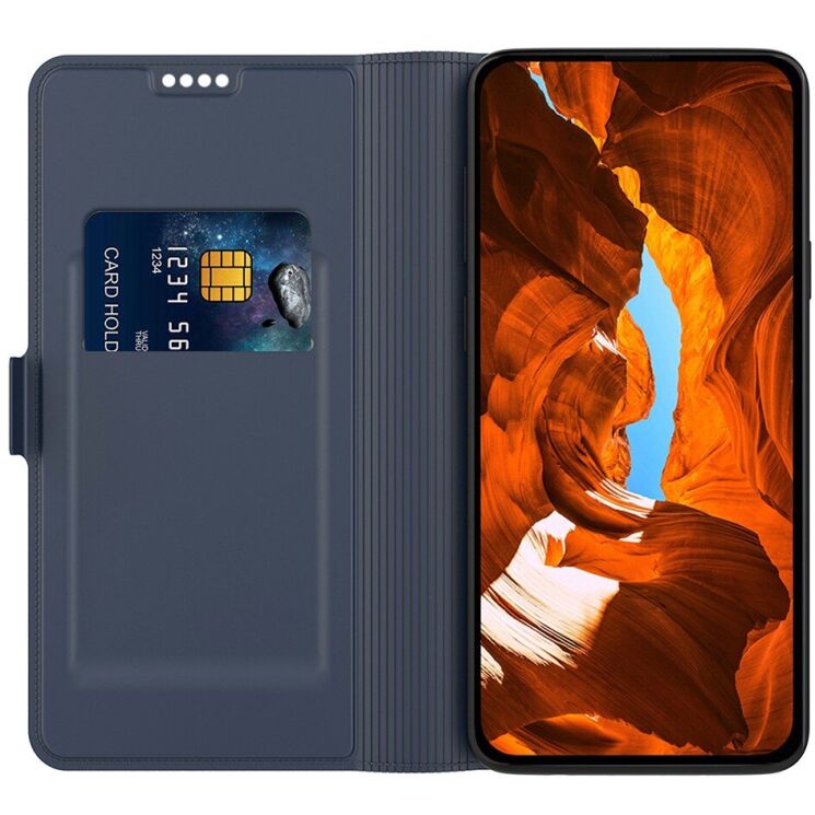 Чехол-книжка Deexe Faro Wallet для Samsung Galaxy A37 (A376) - Blue (406008L) Чехол-книжка Deexe Faro Wallet для Samsung Galaxy A37 (A376) - Blue: фото 2 из 7