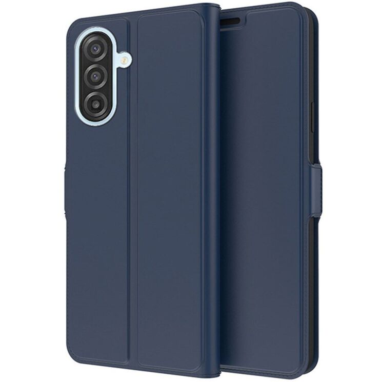 Чехол-книжка Deexe Faro Wallet для Samsung Galaxy A37 (A376) - Blue (406008L) Чехол-книжка Deexe Faro Wallet для Samsung Galaxy A37 (A376) - Blue: фото 1 из 7