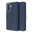 Чехол-книжка Deexe Faro Wallet для Samsung Galaxy S26 FE - Blue (412709L)