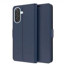 Чехол-книжка Deexe Faro Wallet для Samsung Galaxy S26 FE - Blue: фото 1 из 7