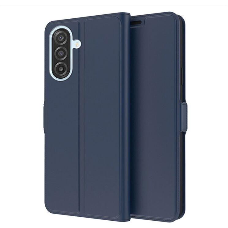 Чехол-книжка Deexe Faro Wallet для Samsung Galaxy S26 FE - Blue (412709L) Чехол-книжка Deexe Faro Wallet для Samsung Galaxy S26 FE - Blue: фото 1 из 7