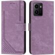 Чехол-книжка Deexe Lines Series для HMD Pulse / Pulse Pro / Pulse Plus - Purple (354414V)