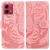 Чехол-книжка Deexe Tiger для Motorola Moto G84 - Pink: фото 1 из 7