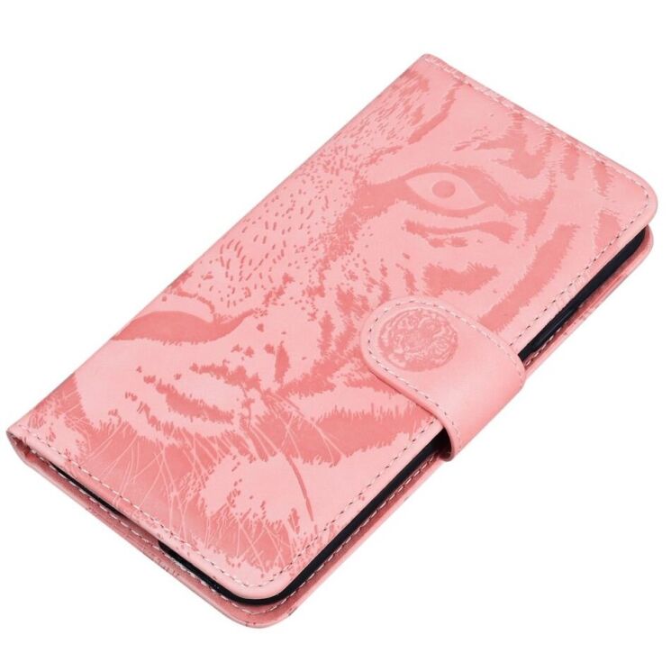 Чехол-книжка Deexe Tiger для Motorola Moto G84 - Pink: фото 3 из 7