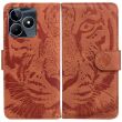 Чехол-книжка Deexe Tiger для Realme C53 / C51 - Brown (338611Z)