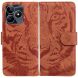Чехол-книжка Deexe Tiger для Realme C53 / C51 - Brown (338611Z). Фото 1 из 7