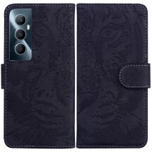 Чехол-книжка Deexe Tiger для Realme C65 - Black: фото 1 из 7