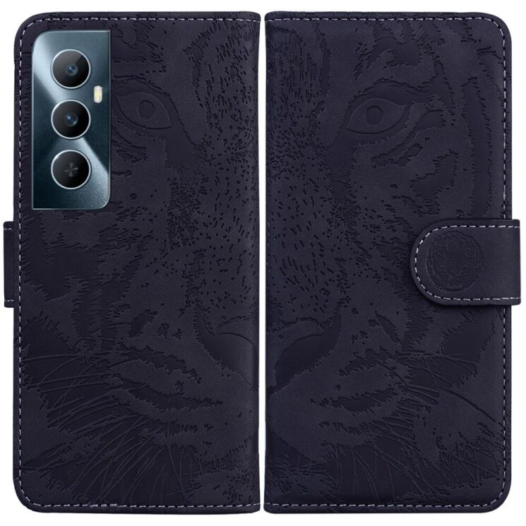 Чохол-книжка Deexe Tiger для Realme C65 - Black: фото 1 з 7