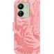 Чехол-книжка Deexe Tiger для Xiaomi Redmi 13C / Poco C65 - Pink (342570P). Фото 6 из 7