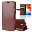 Чехол-книжка Deexe Wallet Style для OnePlus 6T - Brown (153217Z)