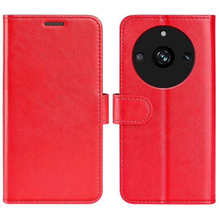 Чохол-книжка Deexe Wallet Style для Realme 11 Pro / 11 Pro+ - Red: фото 1 з 7