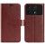 Чехол-книжка Deexe Wallet Style для Xiaomi Poco F6 Pro - Brown: фото 1 из 6