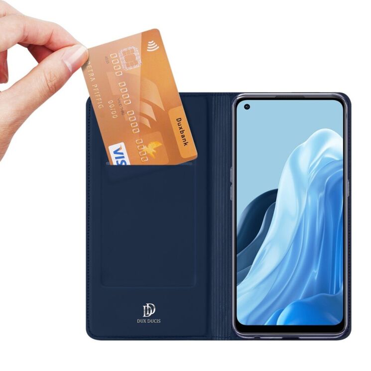 Чохол-книжка DUX DUCIS Skin Pro для OPPO Reno 7 - Sapphire: фото 7 з 23