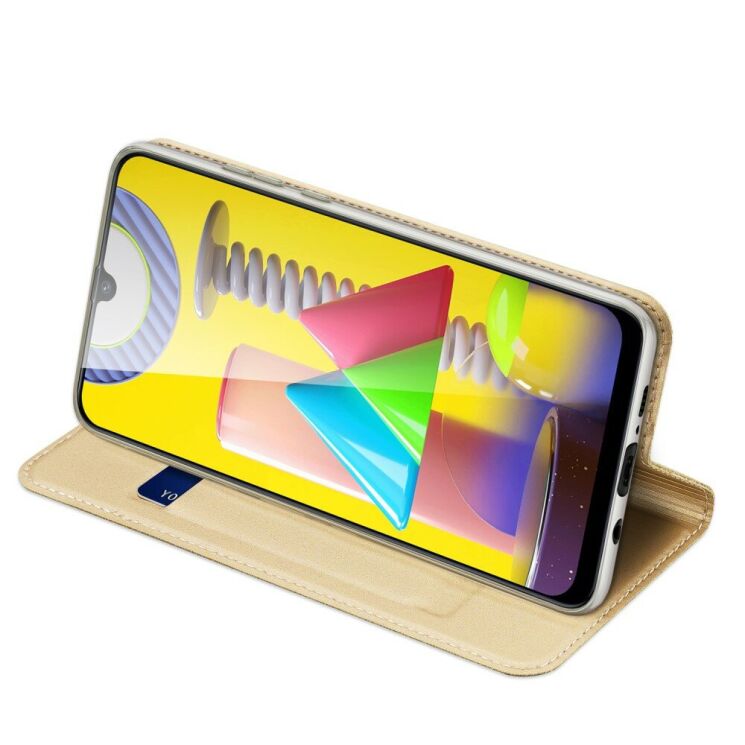 Чехол-книжка DUX DUCIS Skin Pro для Samsung Galaxy M31 (M315) - Gold (213954F) Чехол-книжка DUX DUCIS Skin Pro для Samsung Galaxy M31 (M315) - Gold: фото 4 из 15