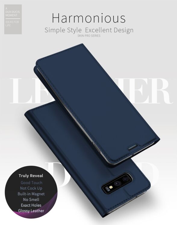 Чехол-книжка DUX DUCIS Skin Pro для Samsung Galaxy S10e - Black: фото 6 из 16