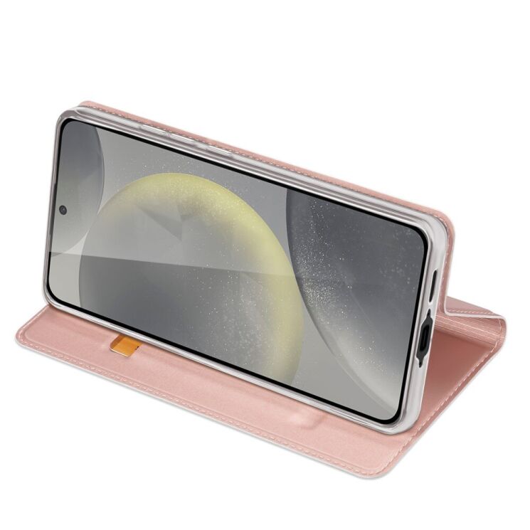 Чохол-книжка DUX DUCIS Skin Pro для Samsung Galaxy S24 FE (S721) - Pink: фото 2 з 10