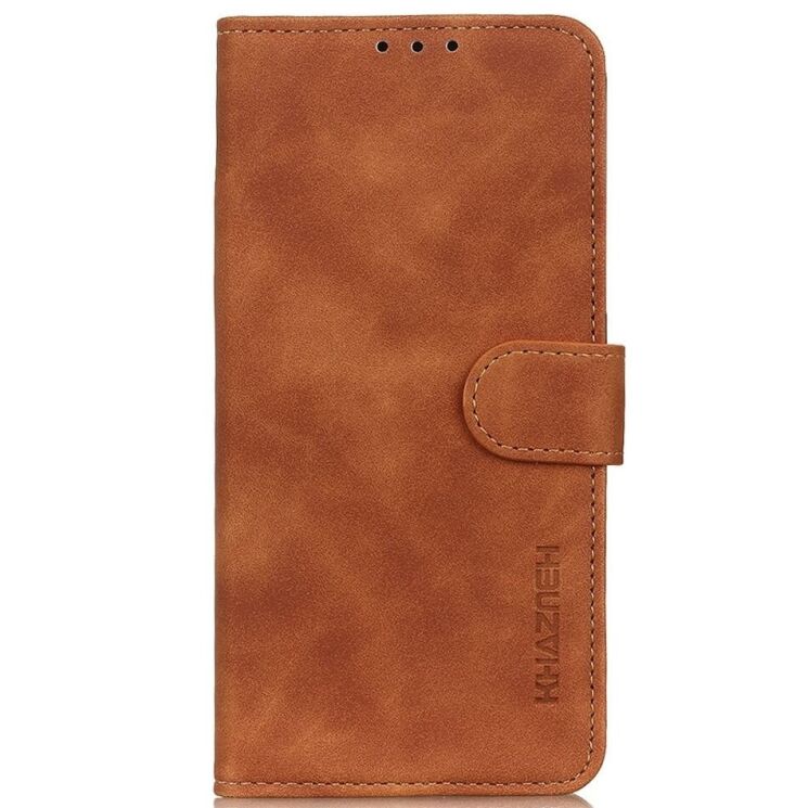 Чохол-книжка KHAZNEH Retro Wallet для Apple iPhone 16e - Brown: фото 2 з 8