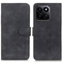Чехол-книжка KHAZNEH Retro Wallet для Honor 200 Smart - Black: фото 1 из 8