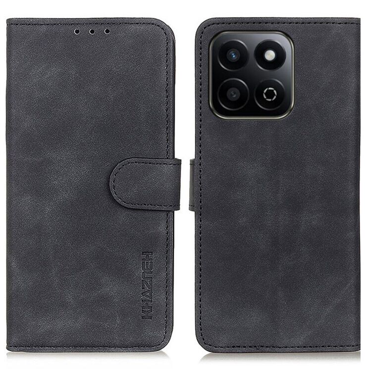 Чохол-книжка KHAZNEH Retro Wallet для Honor 200 Smart - Black: фото 1 з 8