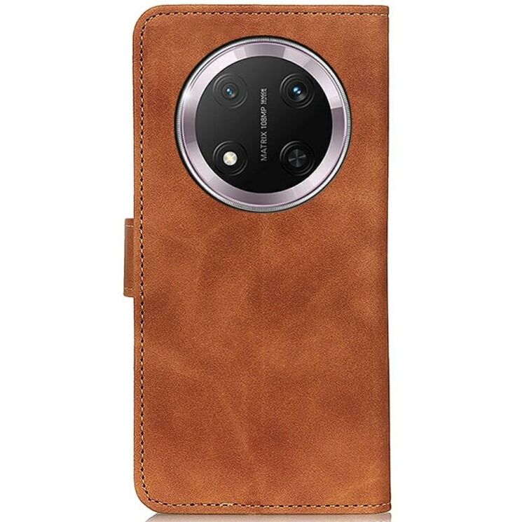 Чехол-книжка KHAZNEH Retro Wallet для Honor Magic 7 Lite - Brown: фото 5 из 8