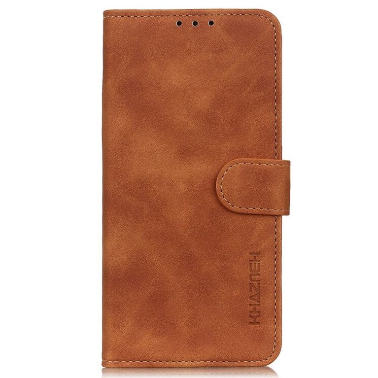 Чохол-книжка з застібкою KHAZNEH Retro Wallet для OnePlus Nord CE 2 Lite - Brown: фото 2 з 10