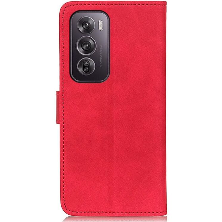 Чохол-книжка KHAZNEH Retro Wallet для OPPO Reno 12 Pro - Red: фото 5 з 8