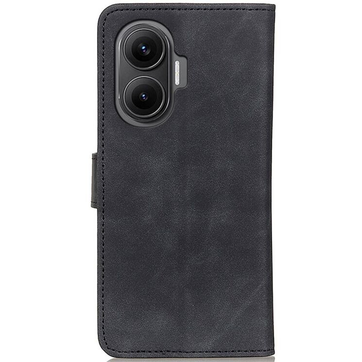 Чохол-книжка KHAZNEH Retro Wallet для Xiaomi Poco F7 - Black: фото 4 з 8