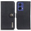 Чохол-книжка KHAZNEH Wallet Cover для Motorola Moto G85 - Black (357008B)