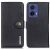Чохол-книжка KHAZNEH Wallet Cover для Motorola Moto G85 - Black: фото 1 з 8