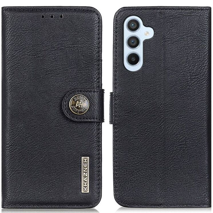 Чохол-книжка KHAZNEH Wallet Cover для Samsung Galaxy M35 (M356) - Black: фото 1 з 9