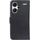 Чехол-книжка KHAZNEH Wallet Cover для Xiaomi Redmi Note 13 Pro+ - Black (340571B). Фото 5 из 8